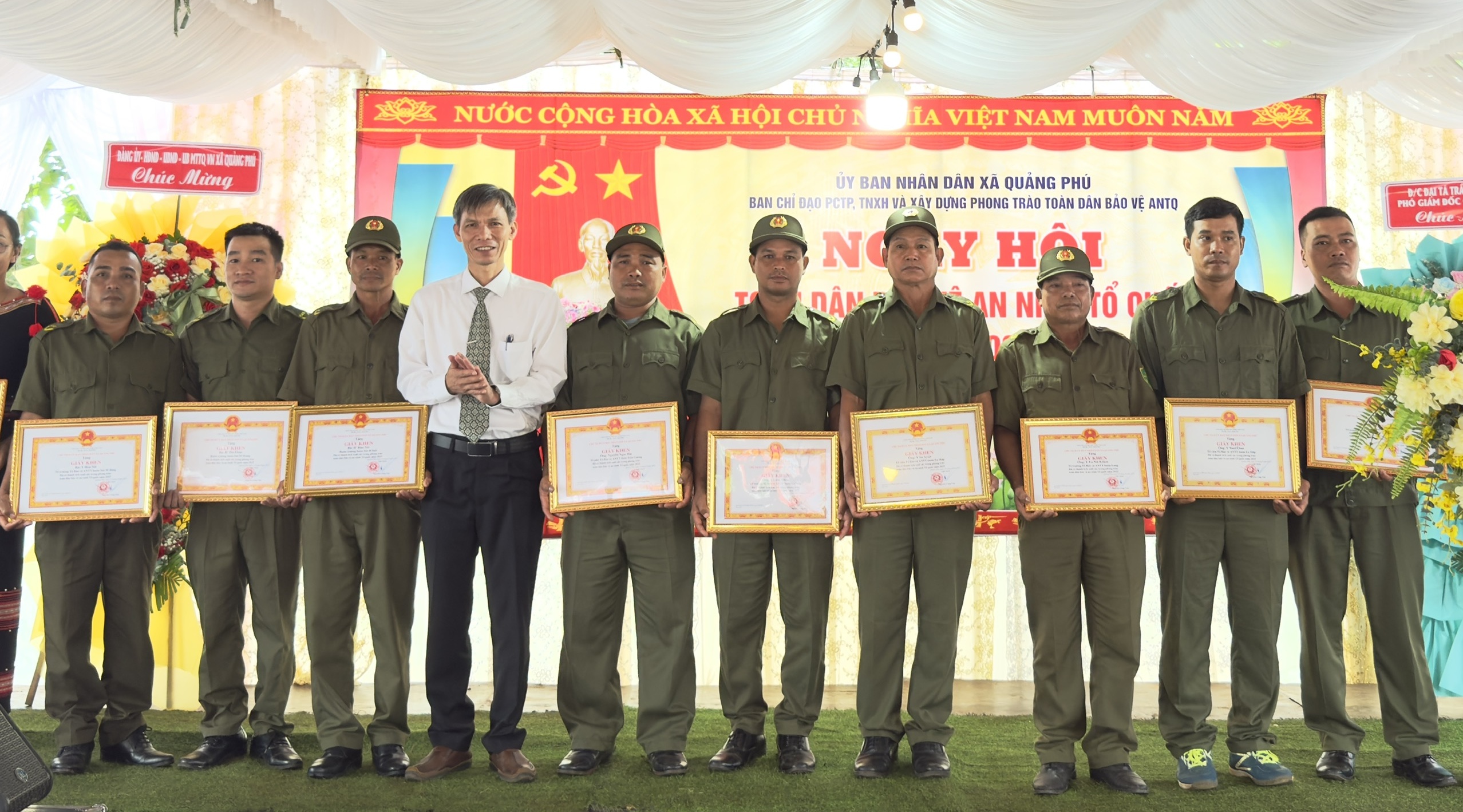 Xã Quảng Phú phát huy vai trò lực lượng tham gia bảo vệ an ninh, trật tự ở cơ sở